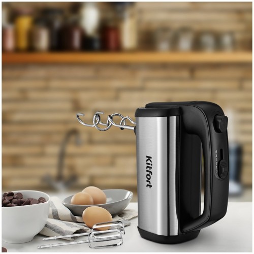 Миксер Kitfort КТ-3403 (серебристый/черный) 2