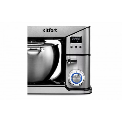 Миксер KitFort КТ-3413 (серебристый/черный) 2