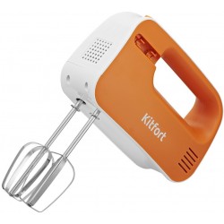 Миксер Kitfort КТ-3417-2 (белый/оранжевый)