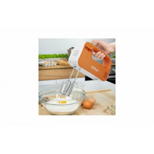 Миксер Kitfort КТ-3417-2 (белый/оранжевый) 7