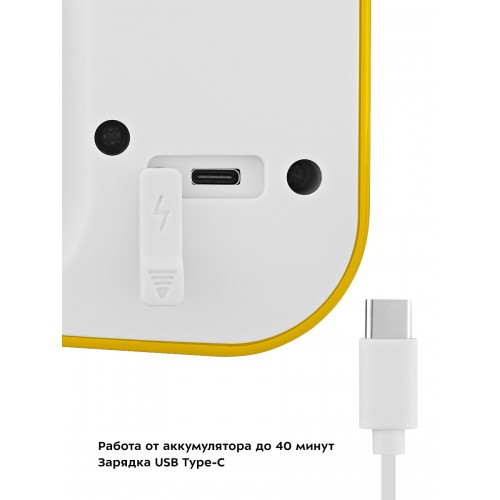 Миксер Kitfort КТ-3418-3 (белый/желтый) 5