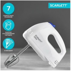 Миксер Scarlett SC-HM40S03 (белый)