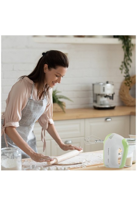 Миксер Scarlett SC-HM40S15 (белый/зеленый) 4