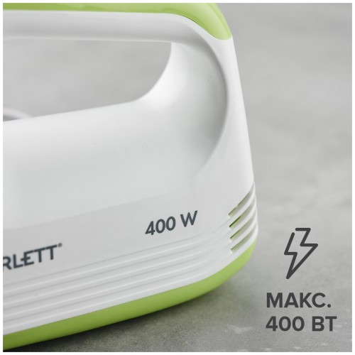 Миксер Scarlett SC-HM40S15 (белый/зеленый) 4