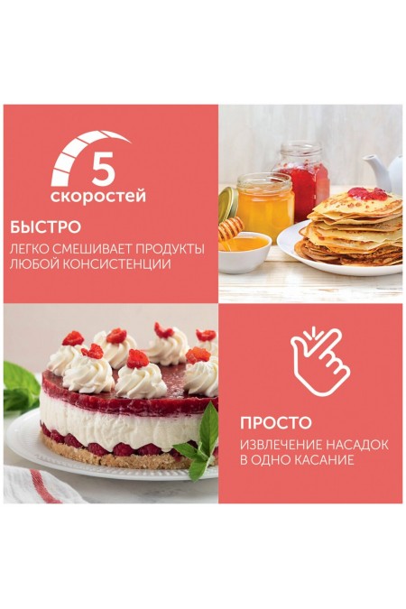 Миксер Scarlett SC-HM40S15 (белый/зеленый) 5