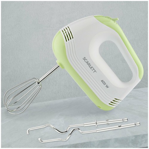 Миксер Scarlett SC-HM40S15 (белый/зеленый) 8