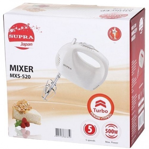 Миксер Supra MXS-520 350Вт (белый) 5