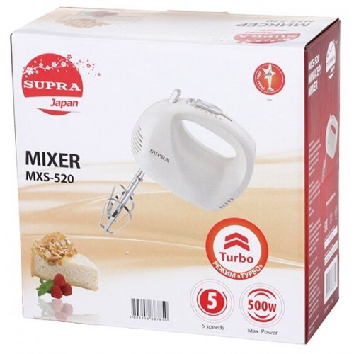 Миксер Supra MXS-520 500Вт (белый) 3