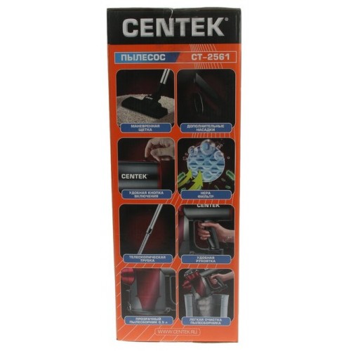 Вертикальный пылесос Centek CT-2561 (черный/красный) 6