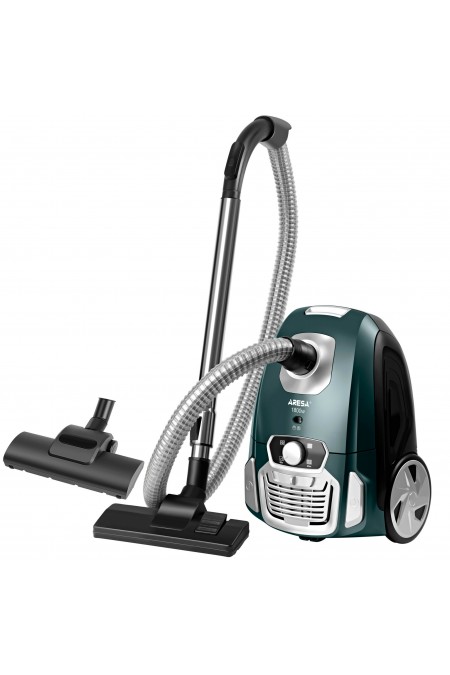 Пылесос Aresa AR-2403 (черный/зеленый) 