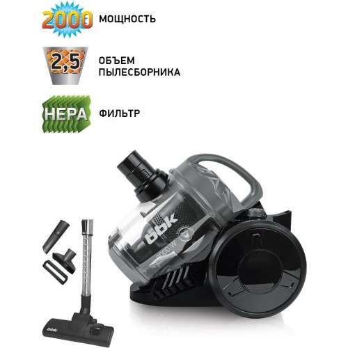 Пылесос BBK BV1503 (черный/серый) 1