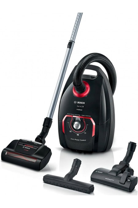 Пылесос Bosch BGL8POW2 (черный/красный) 