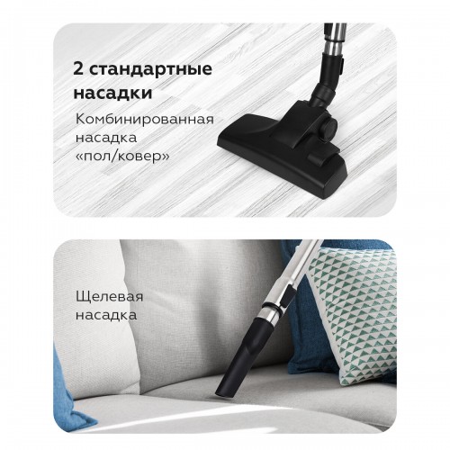 Пылесос BQ VC2024MC (голубой/серый) 4