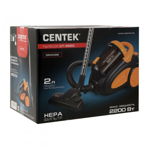 Пылесос Centek CT-2520 (оранжевый) 4