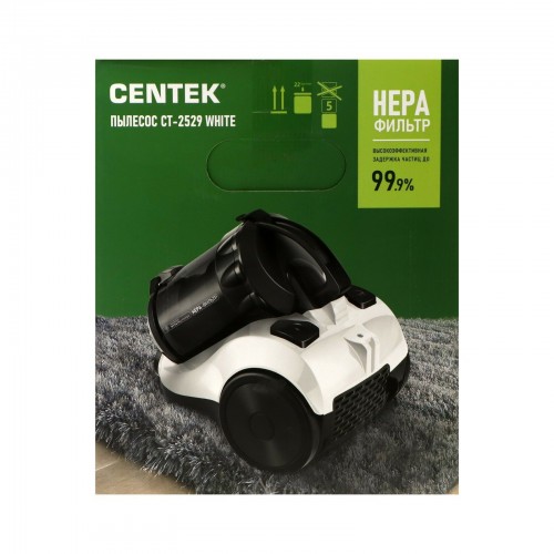 Пылесос Centek CT-2529 (белый/черный) 4