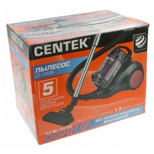 Пылесос Centek CT-2529 (черный/красный) 3