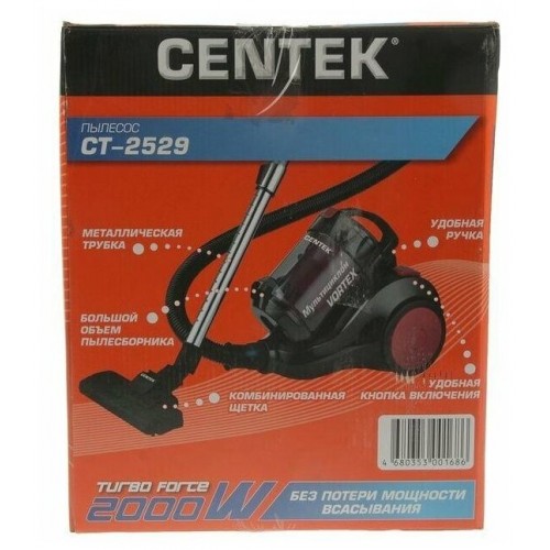 Пылесос Centek CT-2529 (черный/красный) 4