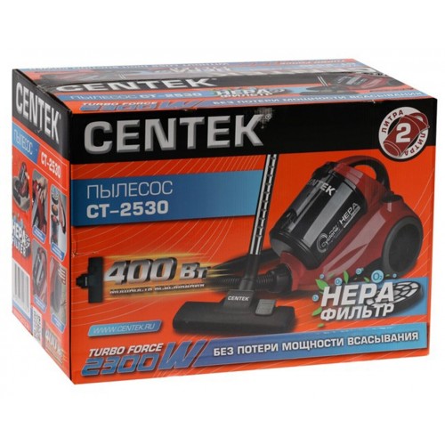 Пылесос Centek CT-2530 (красный/черный) 2