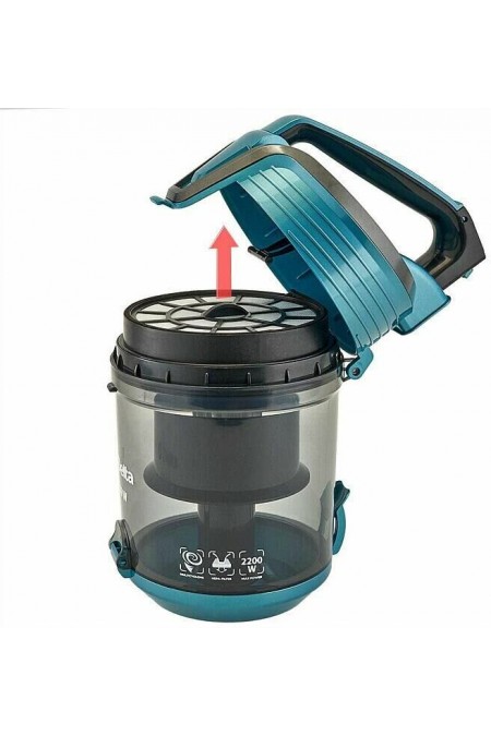 Пылесос Delta DL-0852 (черный/бирюзовый) 5