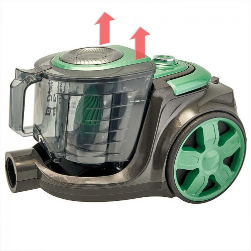 Пылесос Delta DL-0854 (черный/зеленый) 8