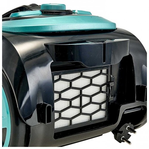 Пылесос DELTA LUX DE-3501 Супер-циклон (черный/бирюзовый) 5