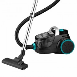 Пылесос Delta LUX DL-0836 (черный/бирюзовый)