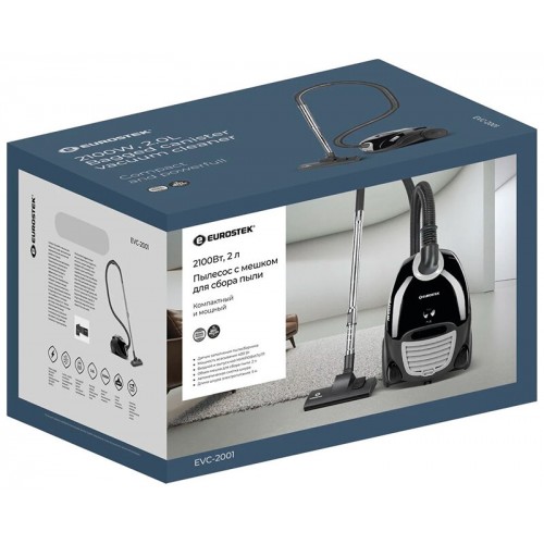 Пылесос Eurostek EVC-2001 (черный/серый) 3