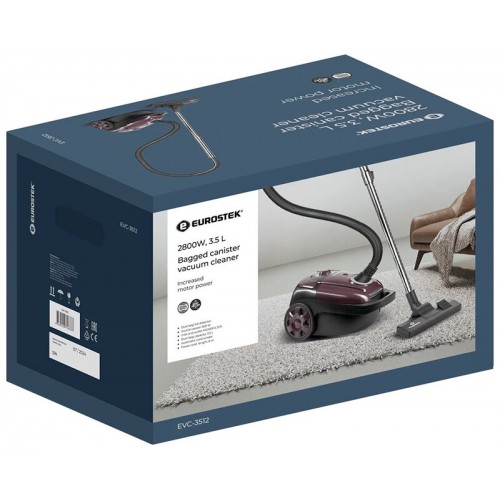 Пылесос Eurostek EVC-3512 (фиолетовый) 3