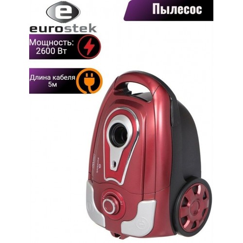 Пылесос Eurostek EVC-3514 (черный/красный) 7