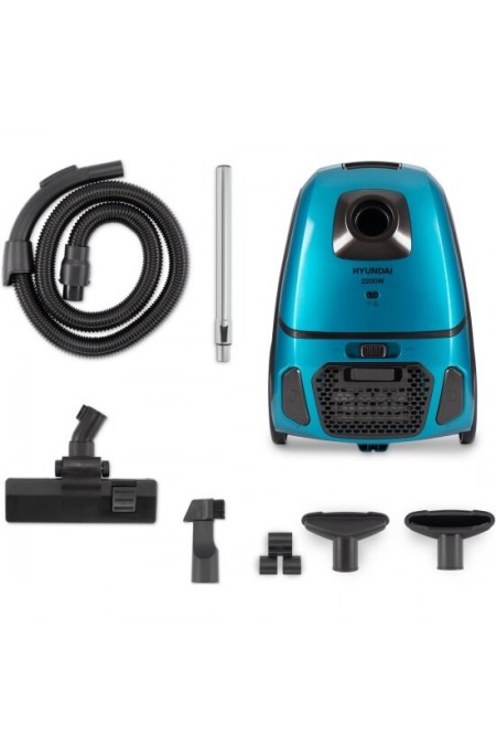 Пылесос Hyundai HYV-B4990 (бирюзовый/черный) 5