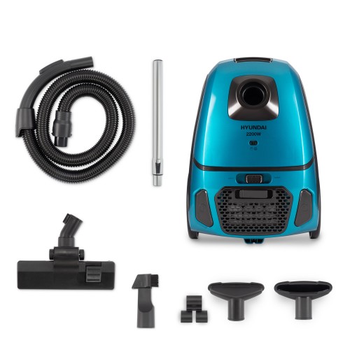 Пылесос Hyundai HYV-B4990 (бирюзовый/черный) 8