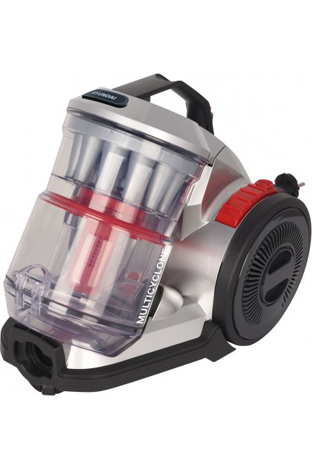 Пылесос Hyundai HYV-C2950 (серебристый/красный) 2