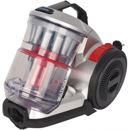 Пылесос Hyundai HYV-C2950 (серебристый/красный) 2