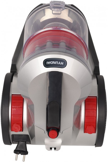 Пылесос Hyundai HYV-C2950 (серебристый/красный) 4