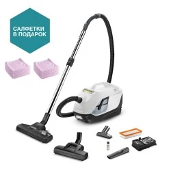 Пылесос Karcher DS 6 Plus Anniversary Edition (8.441-400.0) (белый/черный)
