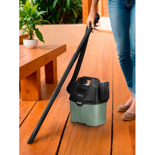 Пылесос Kitfort КТ-5196 (черный/зеленый) 1