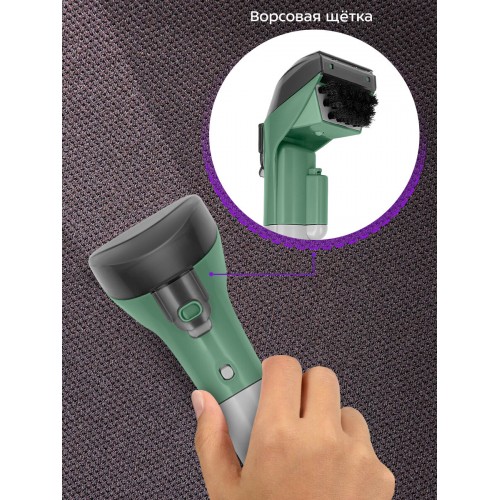 Пылесос моющий Kitfort КТ-5217 (черный/зеленый) 1