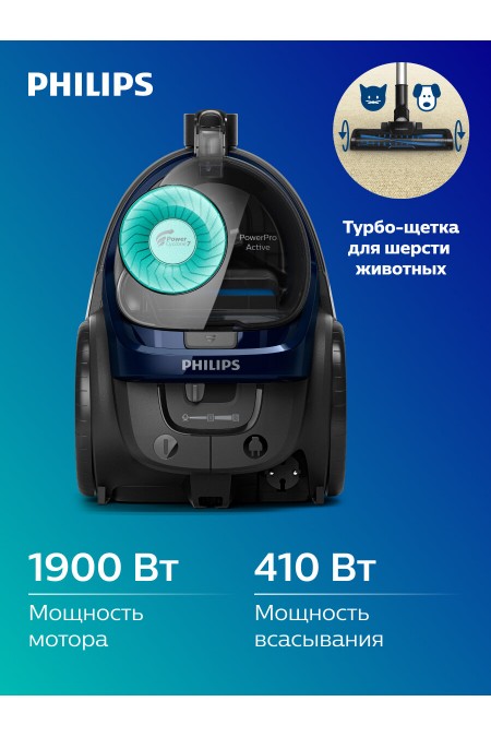 Пылесос Philips FC9573/01 (черный) 