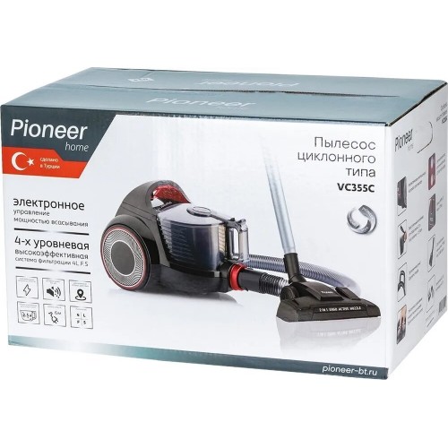 Пылесос Pioneer VC335C (черный) 9