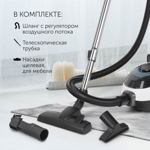 Пылесос Polaris PVC 2016 (белый/черный) 7