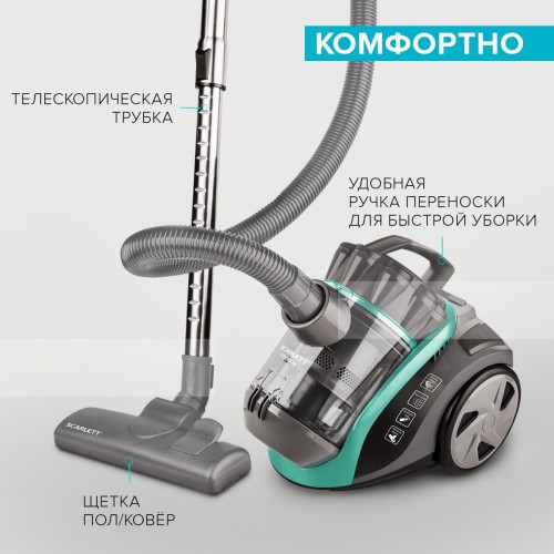 Пылесос Scarlett SC-VC80C63 (мятный) 1