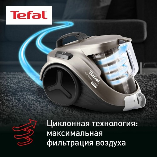 Пылесос Tefal TW3786RA (черный/серый) 1