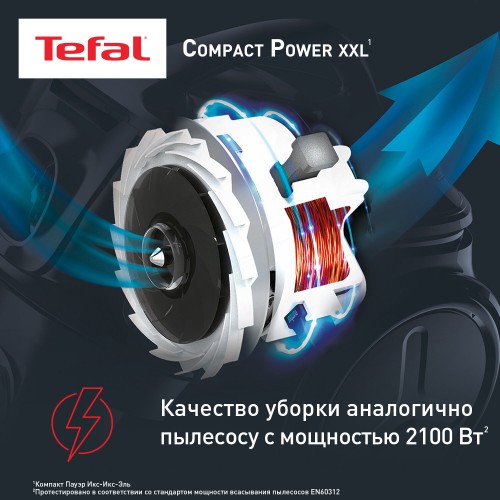 Пылесос Tefal TW4825EA (черный) 