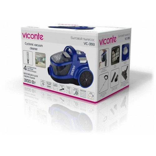 Пылесос Viconte VC-393 (синий) 7