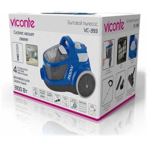 Пылесос Viconte VC-393 (синий) 8