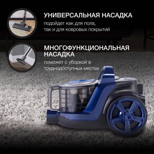 Пылесос Hyundai HYV-C3955 (фиолетовый/черный) 4