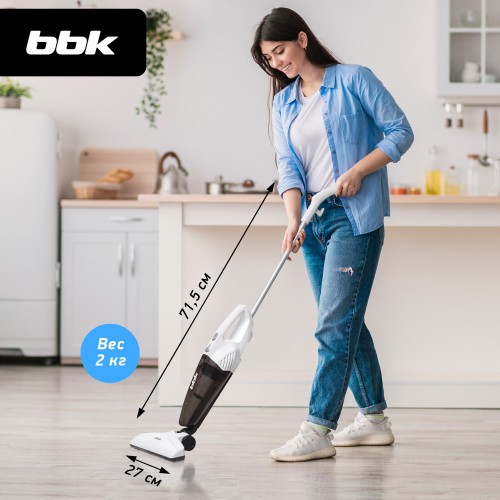 Вертикальный пылесос BBK BV2515 (белый/серебристый) 3