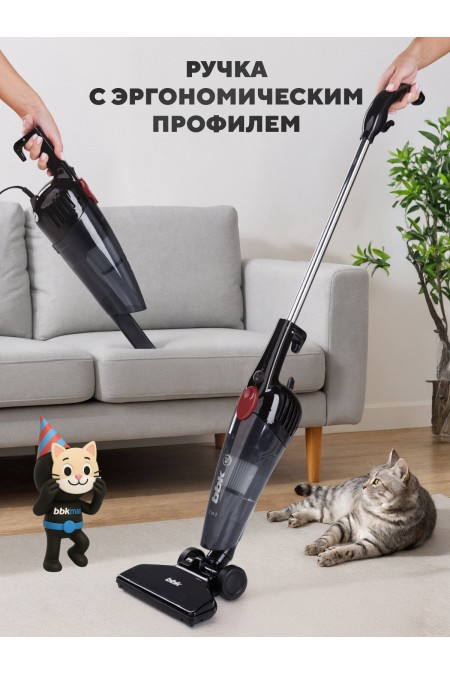 Вертикальный пылесос BBK BV2901 (черный/красный) 5
