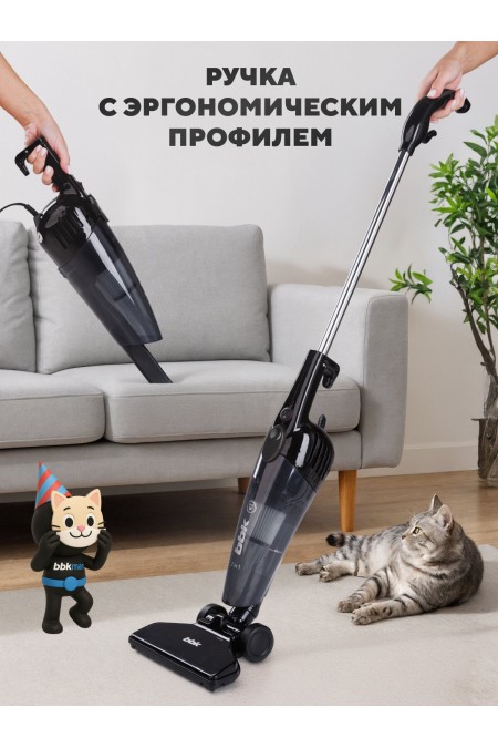 Вертикальный пылесос BBK BV2902 (черный) 5