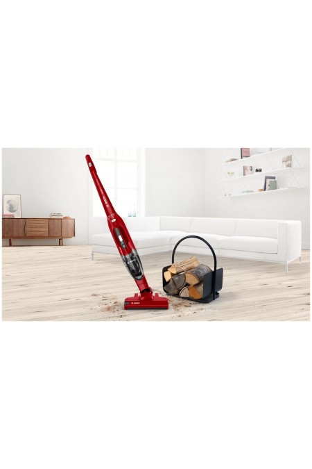 Вертикальный пылесос Bosch BBHF214R (красный) 4